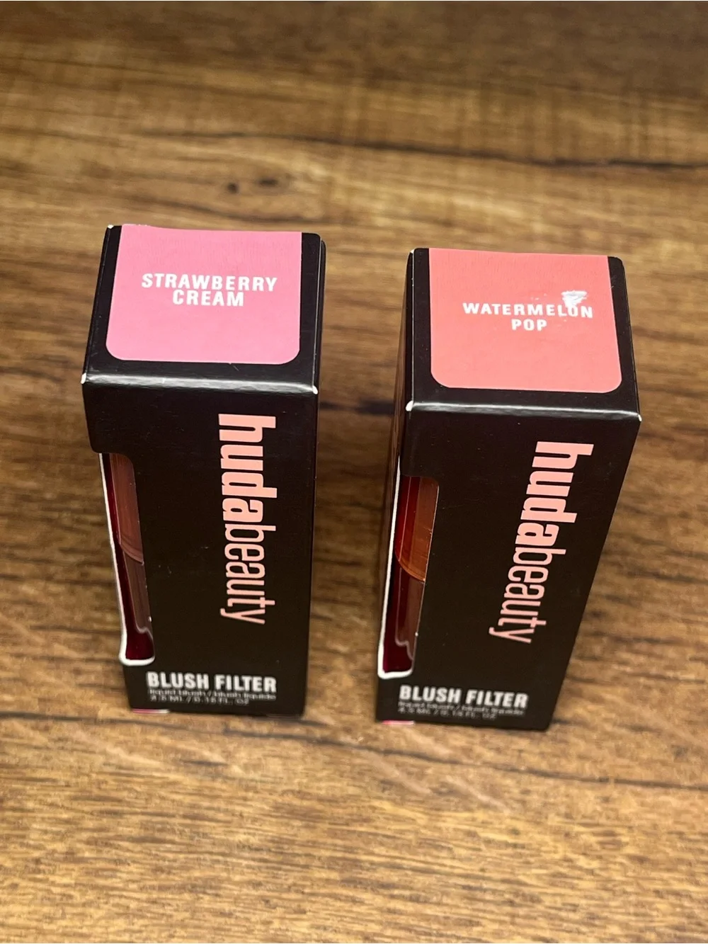 TWO HUDA BEAUTY Blush Filter Liquid Blush - Strawberry Cream & Watermelon Pop